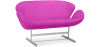 Buy Scandinavian design Swin Sofa (2 seats) - Faux Leather Fuchsia 13912 in the Europe