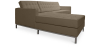 Buy Design Corner Sofa Kanel - Left Angle - Premium Leather Taupe 15186 in the Europe