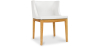 Buy Design Dining Chair - Transparent Legs - Madame  Natural wood 54119 - prices