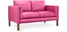 Buy Design Sofa 2332 (2 seats) - Faux Leather Pink 13921 - prices