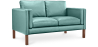 Buy Design Sofa 2332 (2 seats) - Faux Leather Pastel green 13921 in the Europe