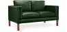 Buy Design Sofa 2332 (2 seats) - Faux Leather Green 13921 in the Europe