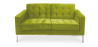 Buy 2 seats Sofa Kanel - Fabric Olive 13241 in the Europe