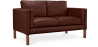 Buy Design Sofa 2332 (2 seats) - Premium Leather Cognac 13922 - prices