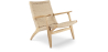 Buy Armchair Boho Bali Style Bukit in Solid Wood Natural wood 57153 - in the EU