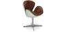Buy Swin Chair Aviator Armchair - Microfiber Aged Leather Effect Brown 25625 - in the EU
