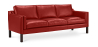 Buy Design Sofa 2213 (3 seats) - Premium Leather Cognac 13928 in the Europe