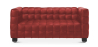 Buy Design Sofa Lukus (2 seats) - Premium Leather Red 13253 in the Europe