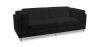 Buy Cava Design Sofa (2 seats) - Faux Leather Black 16611 - in the EU