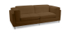 Buy Cava Design Sofa (2 seats) - Faux Leather Brown 16611 at MyFaktory