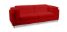 Buy Cava Design Sofa (2 seats) - Faux Leather Red 16611 in the Europe