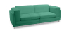 Buy Cava Design Sofa (2 seats) - Faux Leather Turquoise 16611 - in the EU