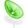 Buy Acapulco Chair - White Legs Light green 58295 with a guarantee
