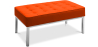 Buy Kanel Bench (2 seats) - Premium Leather Orange 13214 - in the EU