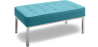 Buy Kanel Bench (2 seats) - Faux Leather Turquoise 13213 - in the EU