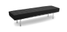 Buy City Bench (3 seats) - Faux Leather Black 13222 - in the EU