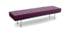 Buy City Bench (3 seats) - Faux Leather Mauve 13222 with a guarantee