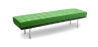 Buy City Bench (3 seats) - Faux Leather Light green 13222 in the Europe