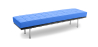 Buy City Bench (3 seats) - Faux Leather Light blue 13222 - in the EU
