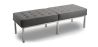 Buy Bench Upholstered in Polyurethane - 3 Seats - Yaner Dark grey 13216 in the Europe