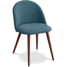 Buy Dining Chair - Upholstered in Fabric - Scandinavian Style -Bennett Turquoise 58982 in the Europe