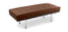 Buy City Bench (2 seats) - Faux Leather Chocolate 13219 - in the EU