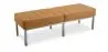 Buy Bench (3 seats) - Premium Leather Light brown 13217 at MyFaktory