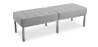 Buy Kanel Bench (3 seats) - Premium Leather Grey 13217 home delivery