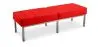 Buy Bench (3 seats) - Premium Leather Red 13217 with a guarantee
