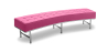 Buy Montes  Sofa Bench - Faux Leather Pink 13700 home delivery