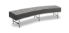 Buy Montes  Sofa Bench - Faux Leather Dark grey 13700 at MyFaktory
