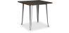 Buy Bistrot Metalix Industrial Dining Table - 80 cm - Dark Wood Steel 58995 - in the EU