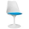 Buy Dining Chair - White Swivel Chair - Tulipa Turquoise 59156 home delivery