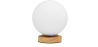 Buy Wooden base globe lamp - Manen Natural wood 59169 - in the EU