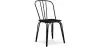 Buy Industrial Style Metal and Dark Wood Chair - Gillet Black 59241 - in the EU