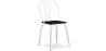 Buy Industrial Style Metal and Dark Wood Chair - Gillet White 59241 - prices