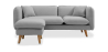 Buy Scandinavian style corner sofa - Eider Light grey 58759 - prices