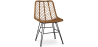 Buy Synthetic wicker dining chair - Valery Natural wood 59254 - in the EU