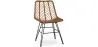 Buy Synthetic wicker dining chair - Valery Natural wood 59254 - in the EU