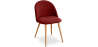 Buy Dining Chair - Upholstered in Fabric - Scandinavian Style -Bennett  Red 59261 at MyFaktory