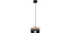 Buy Edda Scandinavian pendant lamp - Wood and metal Black 59308 - in the EU