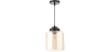 Buy Mikelo pendant lamp - Metal and crystal Black 59331 - in the EU