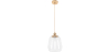 Buy Alessia pendant lamp - Crystal and metal Transparent 59342 - in the EU