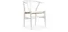 Buy Dining Chair Scandinavian Design Wooden Cord Seat - Wish White 16432 at MyFaktory