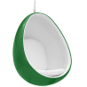 Buy Hanging Chair Egg – Fabric Upholstered Relaxation Chair – Ele Dark green 59352 - in the EU