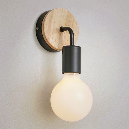 Buy Scandinavian wall lamp - Prinston Black 58849 - in the EU 