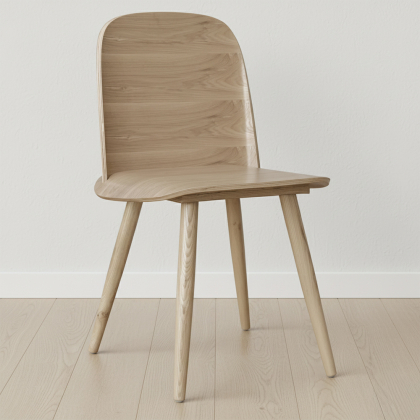 Buy Wooden chair Scandinavian style Nerdy Natural wood 58387 - in the EU 