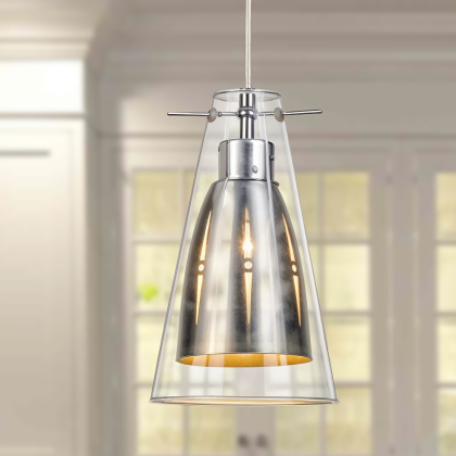 Buy Apollo Pendant lamp - Crystal Steel 58222 with a guarantee 