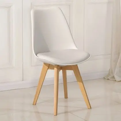 Buy Dining Chair Nordic – Scandinavian Style – Brielle White 58293 - in the EU 