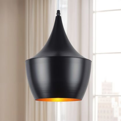 Buy Fat Shade Pendant Lamp - Aluminium Black 22726 at MyFaktory 